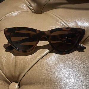 Tortoise Shell Cat-Eye Sunglasses
